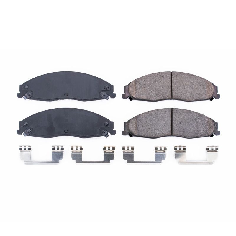 Power Stop 03-07 Cadillac CTS Front Z17 Evolution Ceramic Brake Pads w/Hardware - 17-921