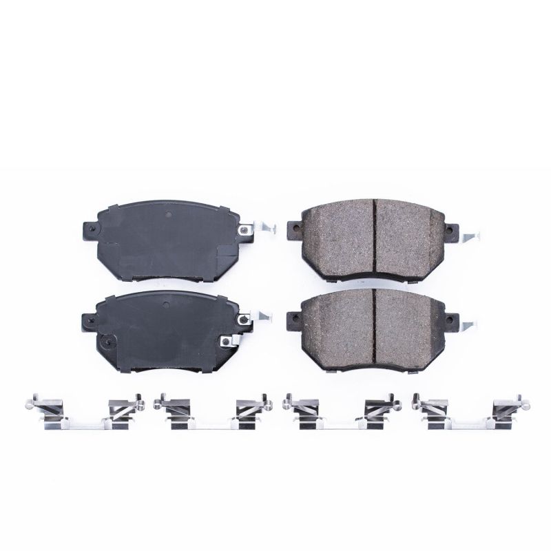 Power Stop 03-06 Infiniti FX35 Front Z17 Evolution Ceramic Brake Pads w/Hardware - 17-969