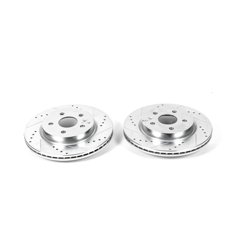 Power Stop 2010 Buick Allure Rear Evolution Drilled & Slotted Rotors - Pair - AR82146XPR