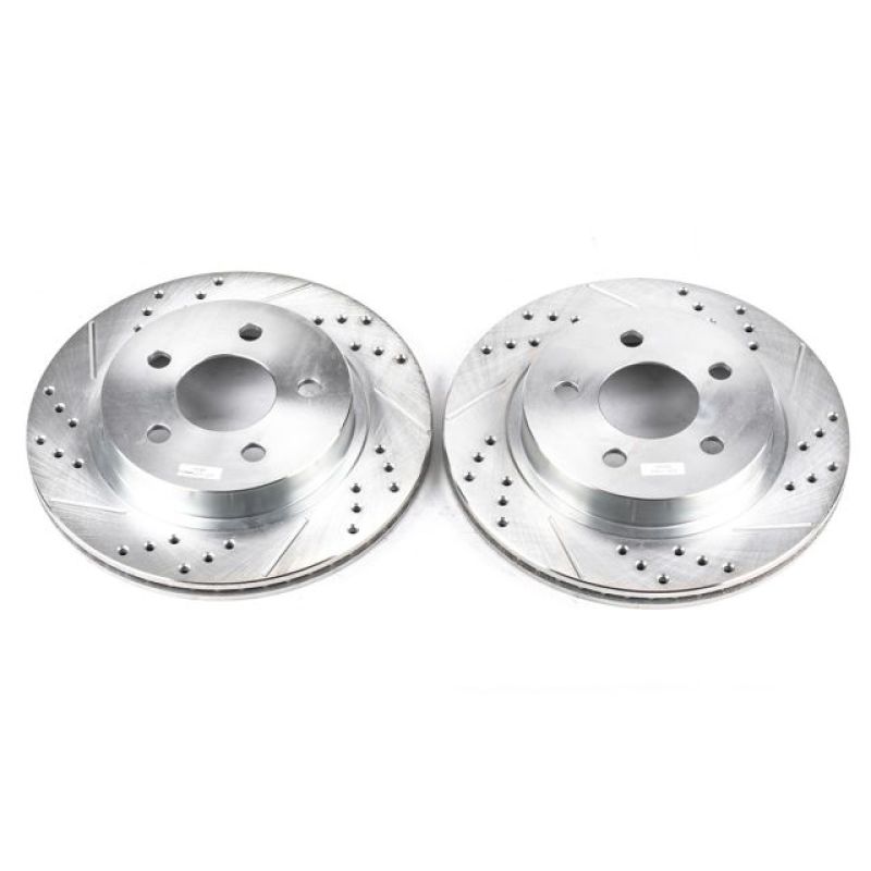 Power Stop 93-97 Chevrolet Camaro Rear Evolution Drilled & Slotted Rotors - Pair - AR8249XPR