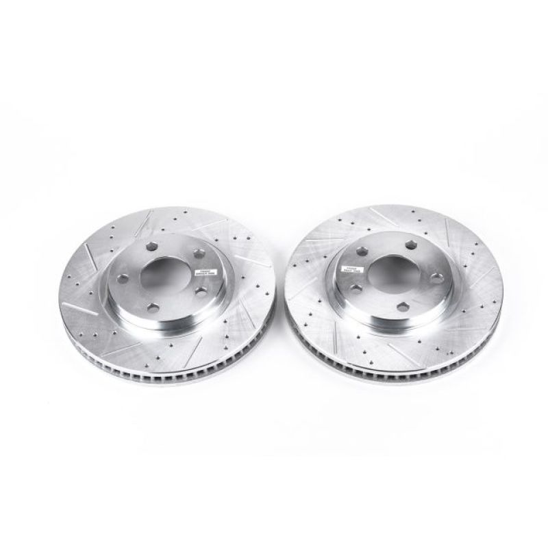 Power Stop 00-04 Buick LeSabre Front Evolution Drilled & Slotted Rotors - Pair - AR8255XPR