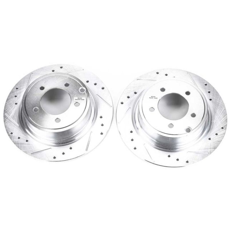Power Stop 11-14 Chrysler 200 Rear Evolution Drilled & Slotted Rotors - Pair - AR83069XPR