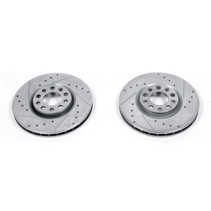 Power Stop 15-17 Chrysler 200 Front Evolution Drilled & Slotted Rotors - Pair - AR83086XPR