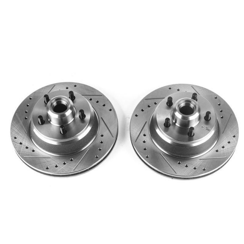 Power Stop 76-79 Chrysler Cordoba Front Evolution Drilled & Slotted Rotors - Pair - AR8309XPR