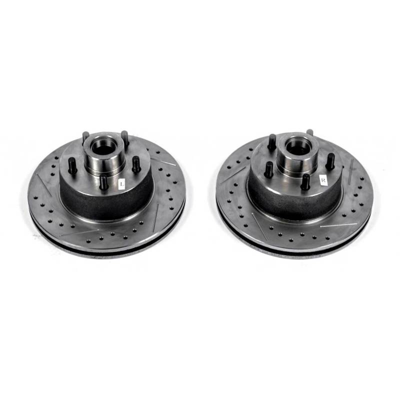Power Stop 75-76 Chrysler Cordoba Front Evolution Drilled & Slotted Rotors - Pair - AR8310XPR