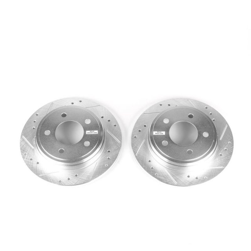 Power Stop 99-04 Chrysler 300M Rear Evolution Drilled & Slotted Rotors - Pair - AR8335XPR