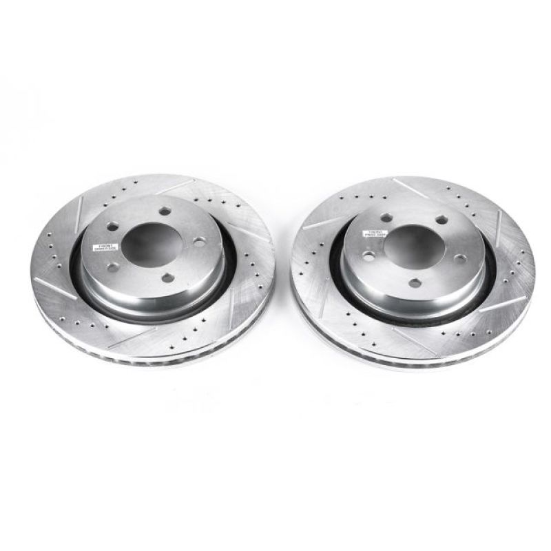 Power Stop 99-04 Chrysler 300M Front Evolution Drilled & Slotted Rotors - Pair - AR8348XPR