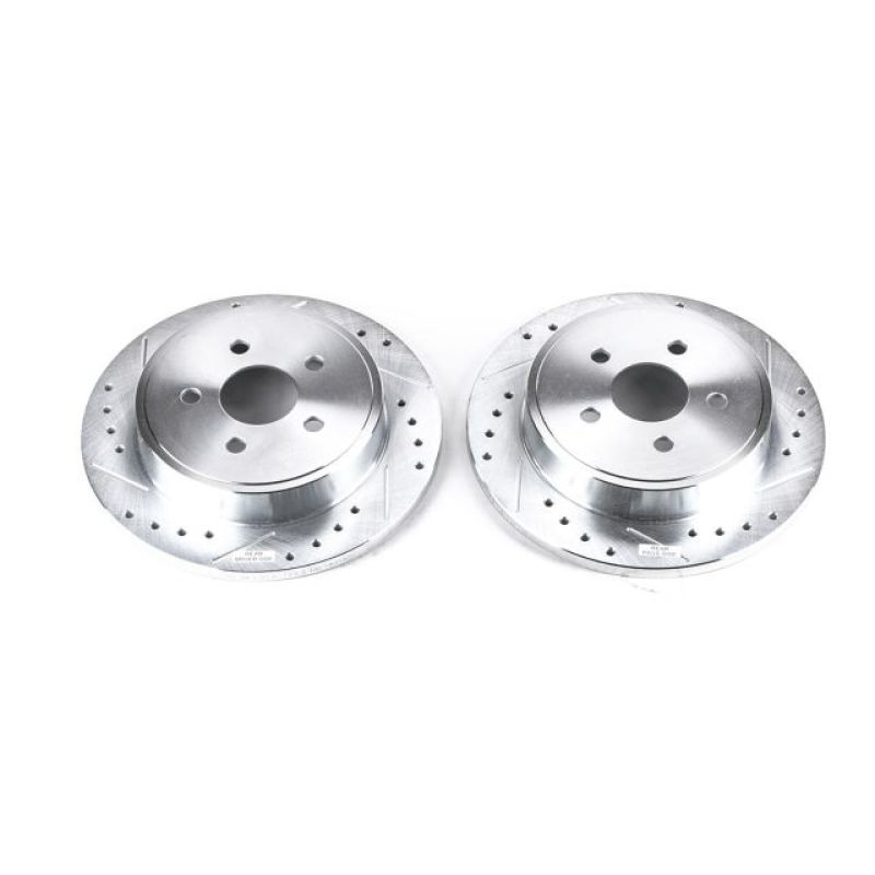 Power Stop 03-07 Chrysler PT Cruiser Rear Evolution Drilled & Slotted Rotors - Pair - AR8353XPR