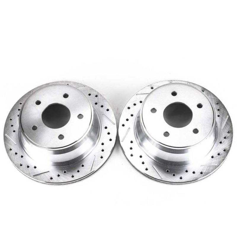 Power Stop 97-05 Chevrolet Blazer Rear Evolution Drilled & Slotted Rotors - Pair - AR8636XPR