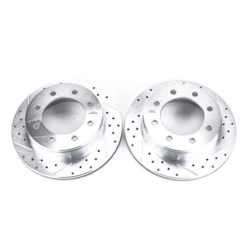 Power Stop 02-06 Chevrolet Avalanche 2500 Rear Evolution Drilled & Slotted Rotors - Pair - AR8644XPR