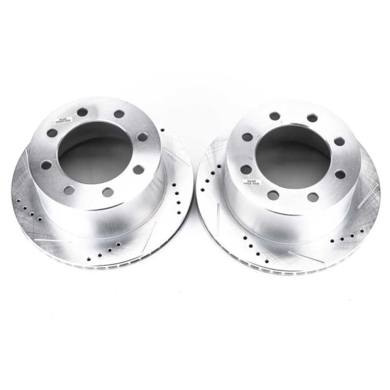 Power Stop 00-02 Dodge Ram 2500 Rear Evolution Drilled & Slotted Rotors - Pair - AR8753XPR