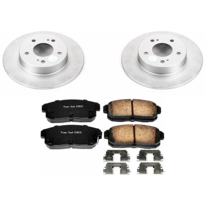 Power Stop 2001 Infiniti I30 Rear Z17 Evolution Geomet Coated Brake Kit - CRK1169