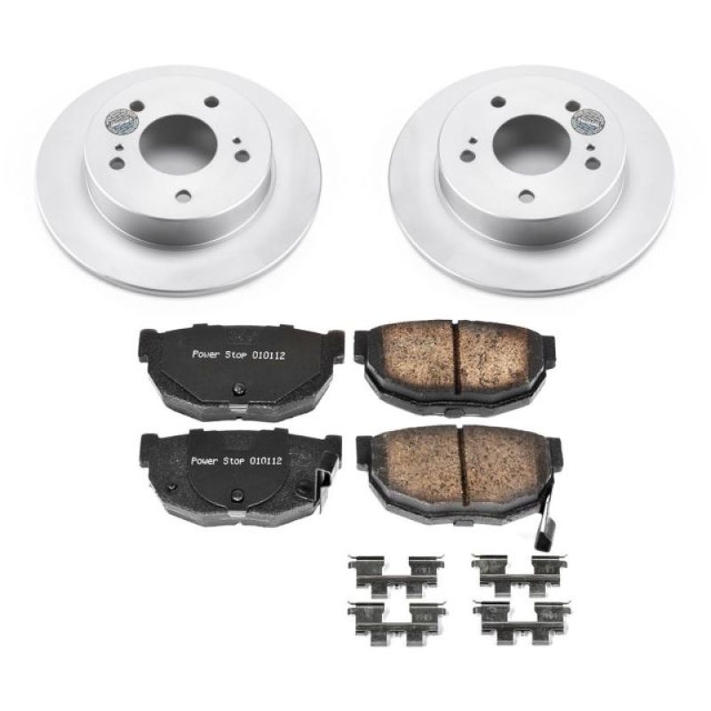 Power Stop 94-98 Nissan 240SX Rear Z17 Evolution Geomet Coated Brake Kit - CRK1174