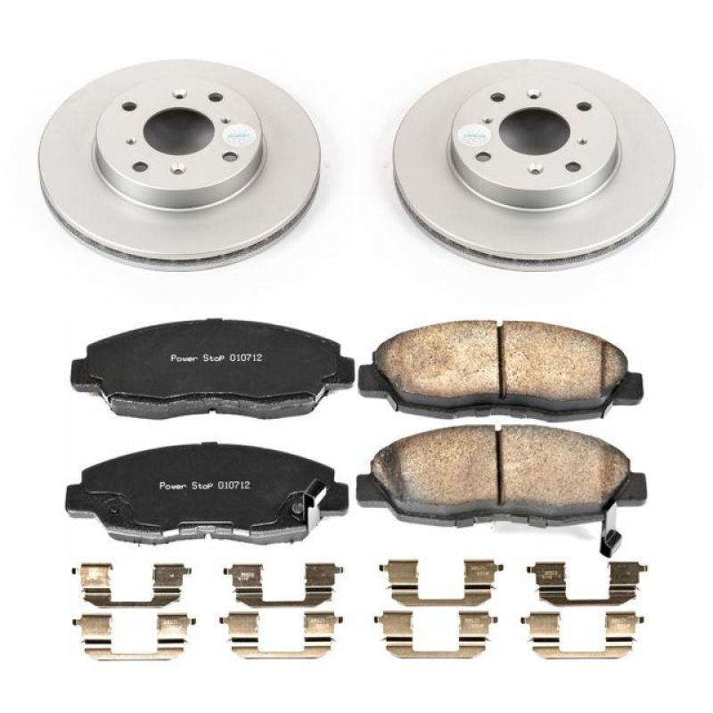 Power Stop 98-99 Acura CL Front Z17 Evolution Geomet Coated Brake Kit - CRK1239
