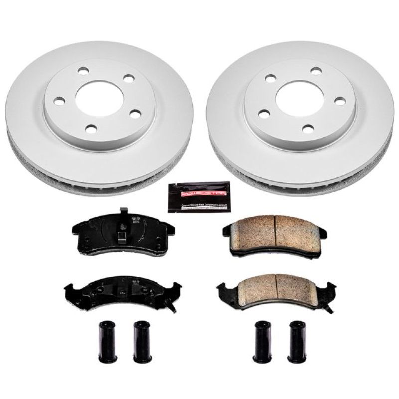 Power Stop 92-93 Buick LeSabre Front Z17 Evolution Geomet Coated Brake Kit - CRK1532
