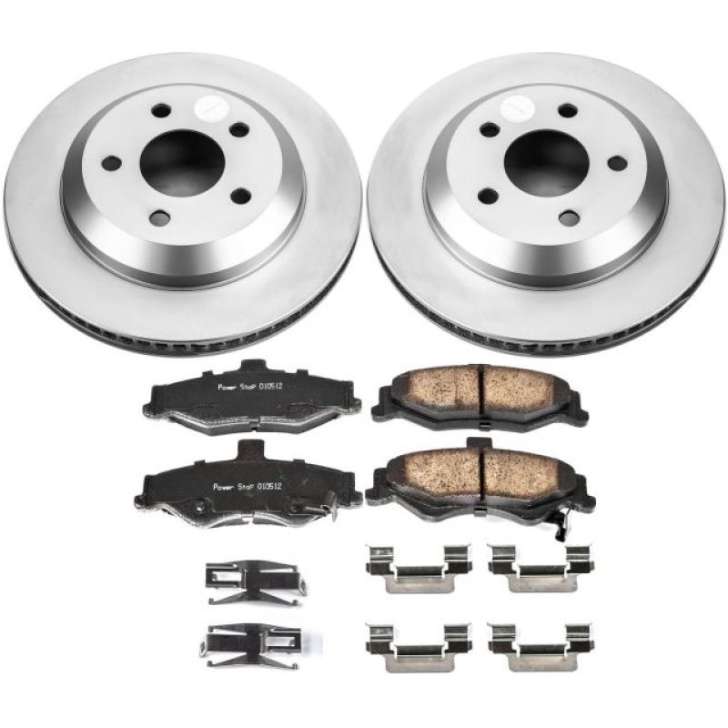 Power Stop 98-02 Chevrolet Camaro Rear Z17 Evolution Geomet Coated Brake Kit - CRK1568