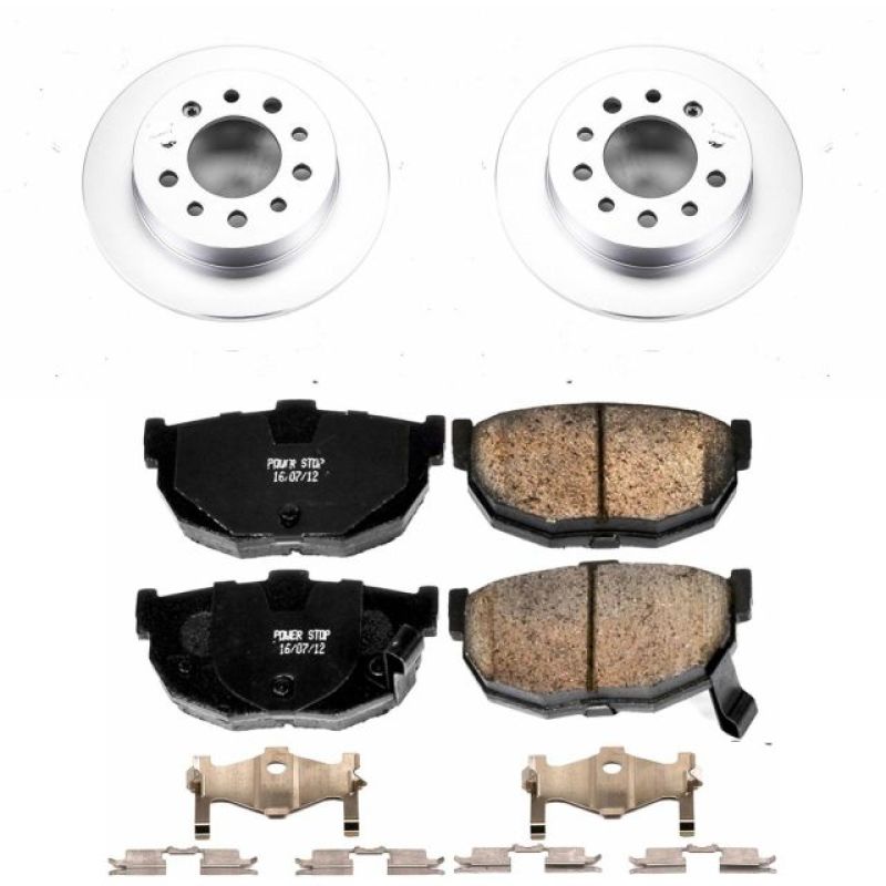 Power Stop 03-08 Hyundai Tiburon Rear Z17 Evolution Geomet Coated Brake Kit - CRK170