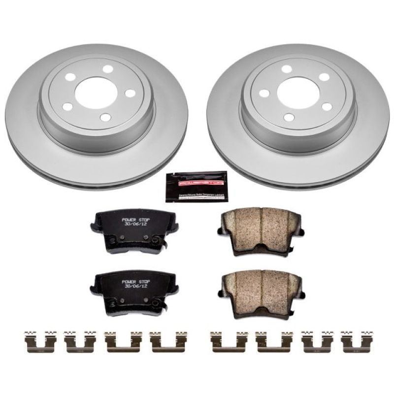 Power Stop 05-19 Chrysler 300 Rear Z17 Evolution Geomet Coated Brake Kit - CRK1720