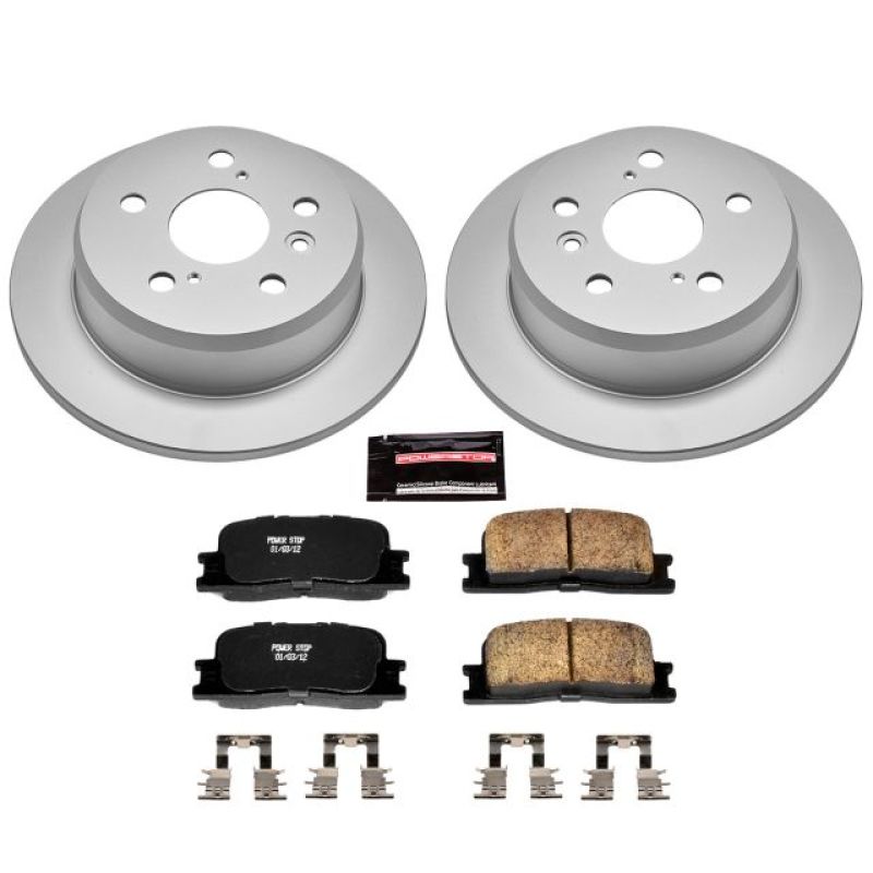 Power Stop 02-03 Lexus ES300 Rear Z17 Evolution Geomet Coated Brake Kit - CRK2418