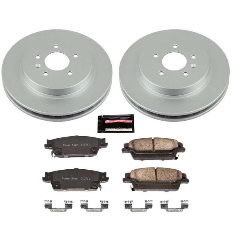 Power Stop 06-07 Cadillac CTS Rear Z17 Evolution Geomet Coated Brake Kit - CRK2958