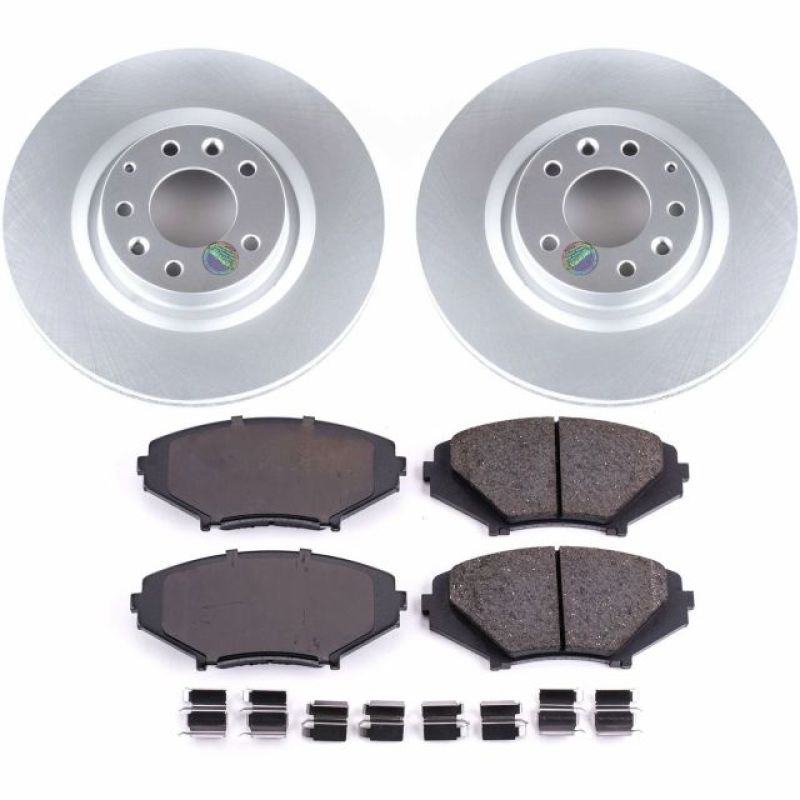 Power Stop 04-11 Mazda RX-8 Front Z17 Evolution Geomet Coated Brake Kit - CRK3026