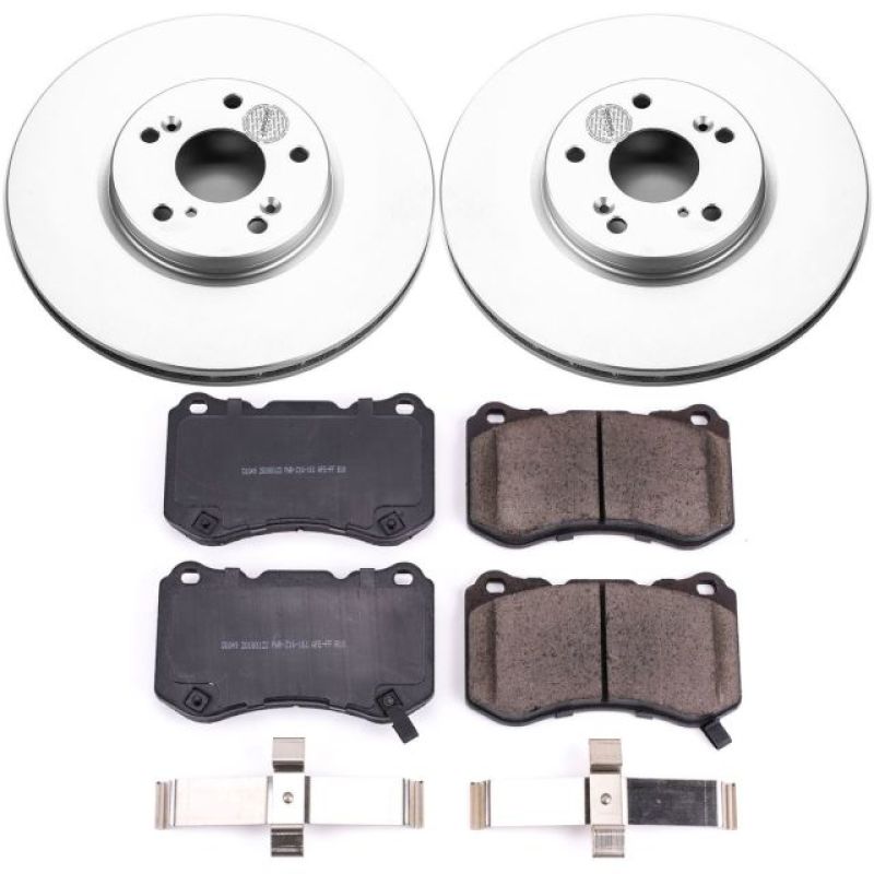 Power Stop 04-08 Acura TL Front Z17 Evolution Geomet Coated Brake Kit - CRK3029