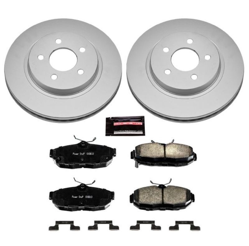 Power Stop 2012 Ford Mustang Rear Z17 Evolution Geomet Coated Brake Kit - CRK5941