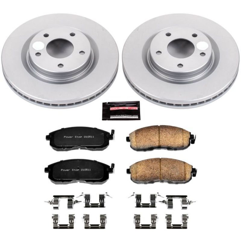 Power Stop 11-17 Nissan Juke Front Z17 Evolution Geomet Coated Brake Kit - CRK6094