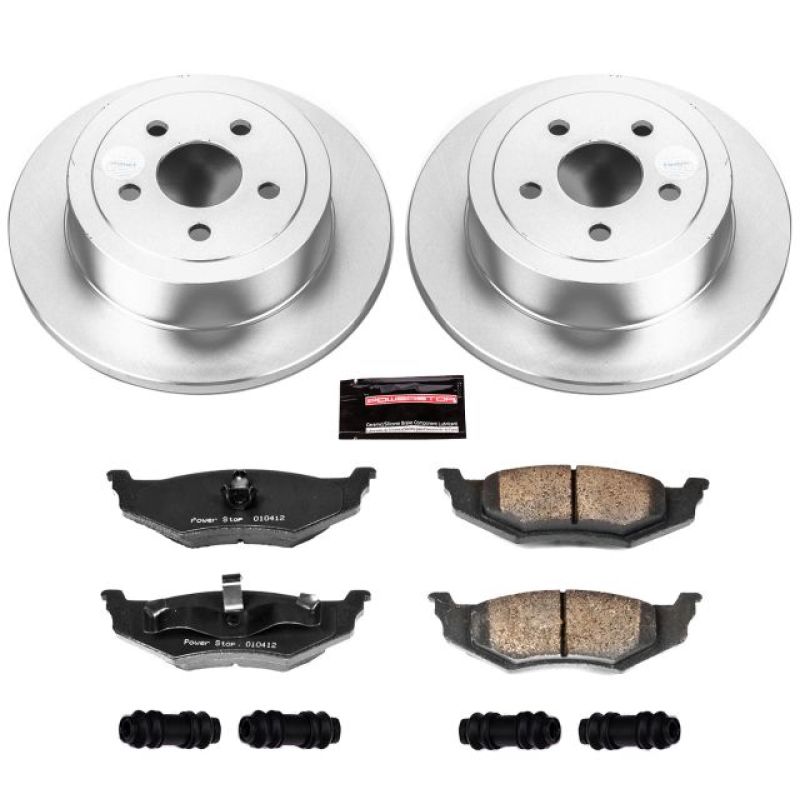 Power Stop 95-00 Chrysler Cirrus Rear Z17 Evolution Geomet Coated Brake Kit - CRK6266