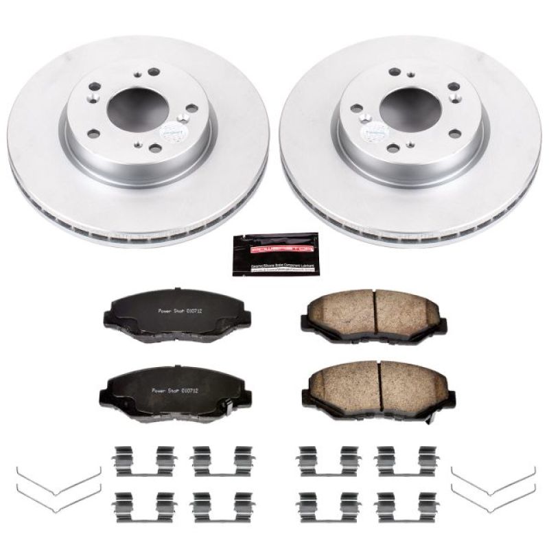 Power Stop 2013 Acura ILX Front Z17 Evolution Geomet Coated Brake Kit - CRK6490