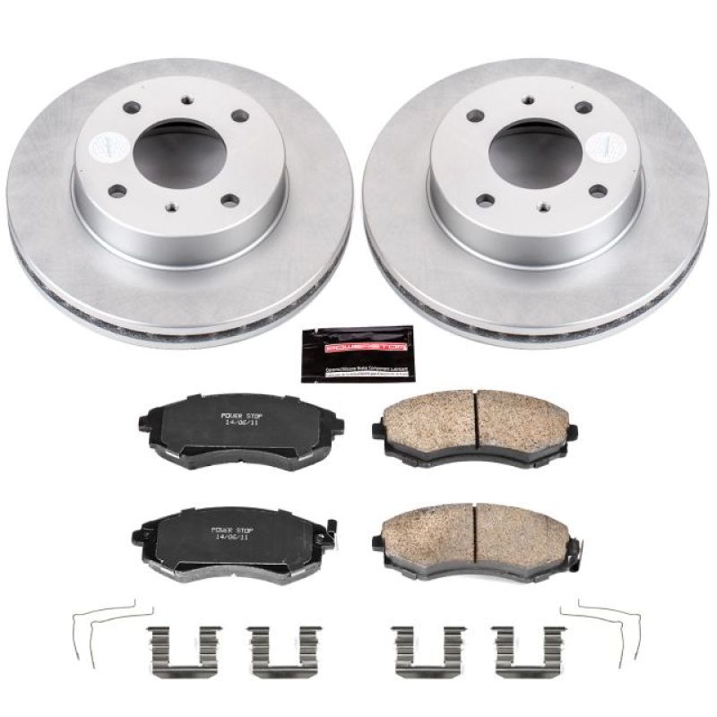 Power Stop 91-96 Infiniti G20 Front Z17 Evolution Geomet Coated Brake Kit - CRK656