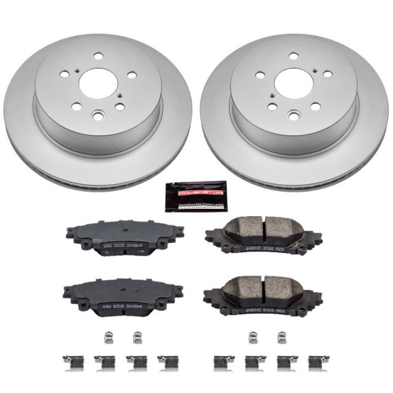 Power Stop 14-15 Lexus IS250 Rear Z17 Evolution Geomet Coated Brake Kit (US & Canadian Models Only) - CRK6928