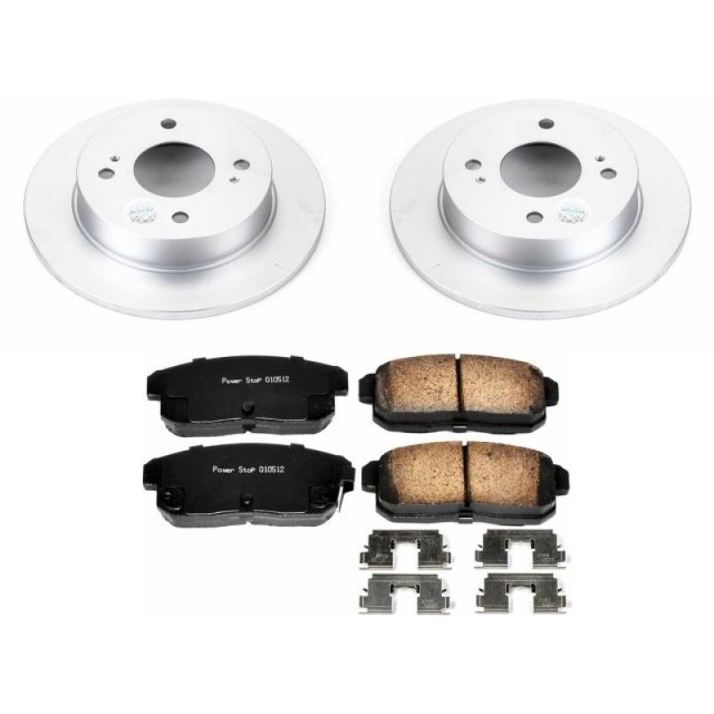 Power Stop 01-02 Infiniti G20 Rear Z17 Evolution Geomet Coated Brake Kit - CRK741