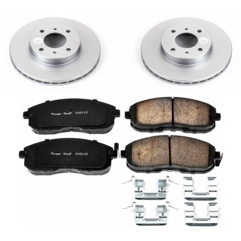 Power Stop 99-02 Infiniti G20 Front Z17 Evolution Geomet Coated Brake Kit - CRK749