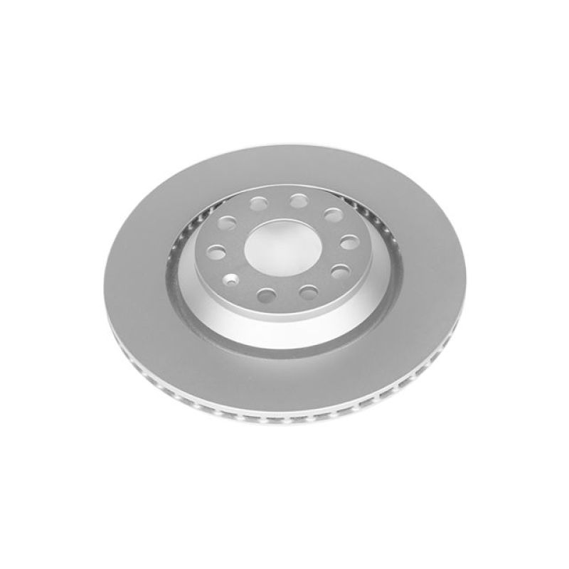 Power Stop 17-18 Audi RS3 Rear Evolution High Carbon Geomet Coated Rotor - EBR1070EVC