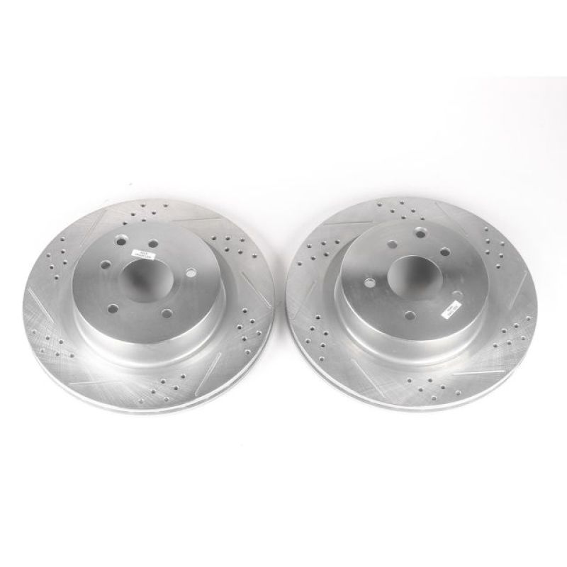 Power Stop 03-04 Infiniti G35 Rear Evolution Drilled & Slotted Rotors - Pair - JBR1108XPR