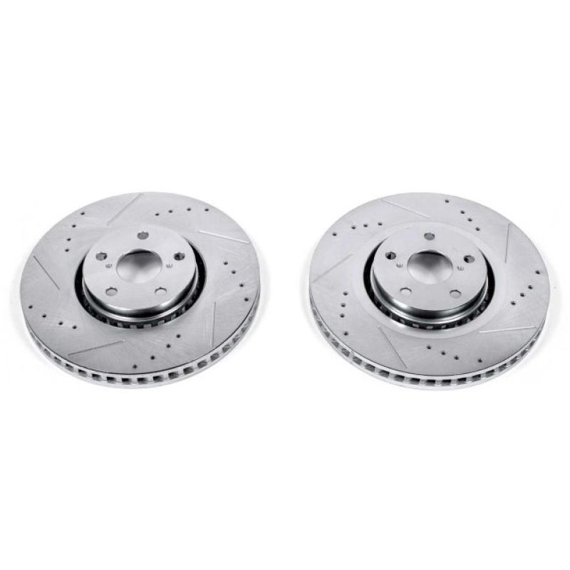 Power Stop 07-11 Lexus GS350 Front Evolution Drilled & Slotted Rotors - Pair - JBR1150XPR