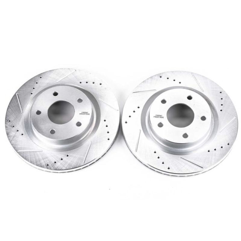Power Stop 07-13 Nissan Altima Front Evolution Drilled & Slotted Rotors - Pair - JBR1196XPR