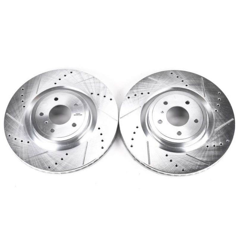 Power Stop 09-13 Infiniti FX50 Front Evolution Drilled & Slotted Rotors - Pair - JBR1300XPR
