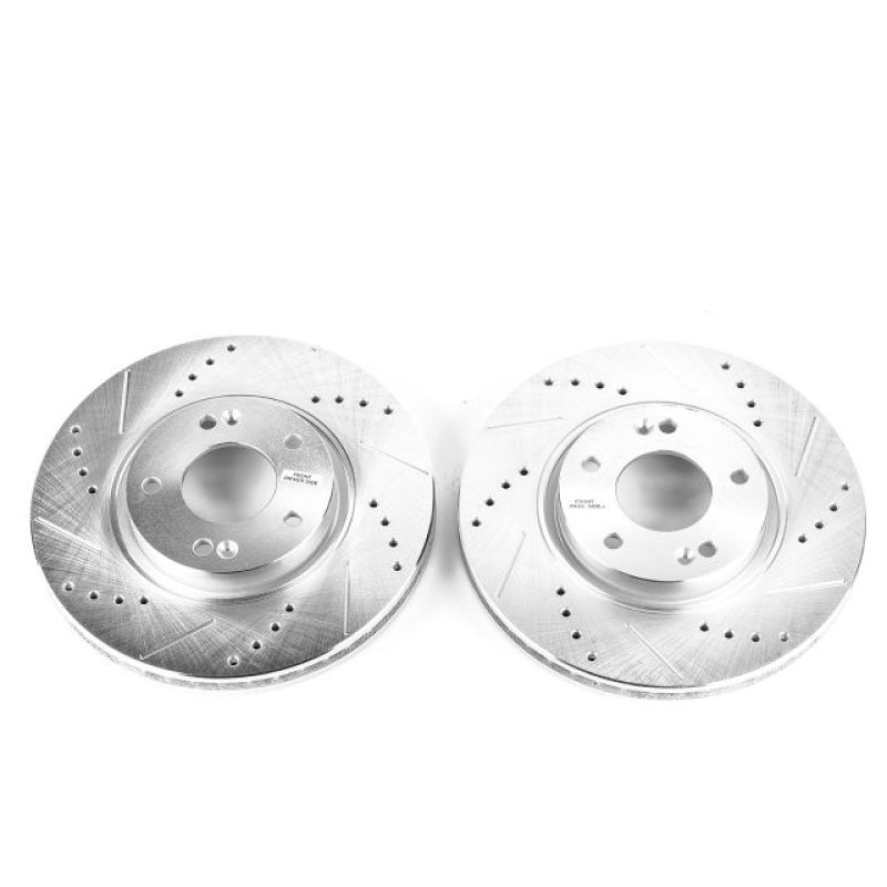 Power Stop 06-15 Hyundai Sonata Front Evolution Drilled & Slotted Rotors - Pair - JBR1324XPR