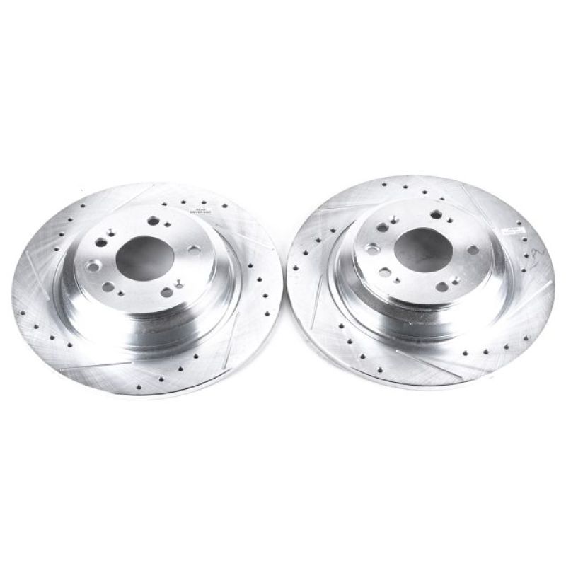 Power Stop 09-14 Acura TL Rear Evolution Drilled & Slotted Rotors - Pair - JBR1382XPR
