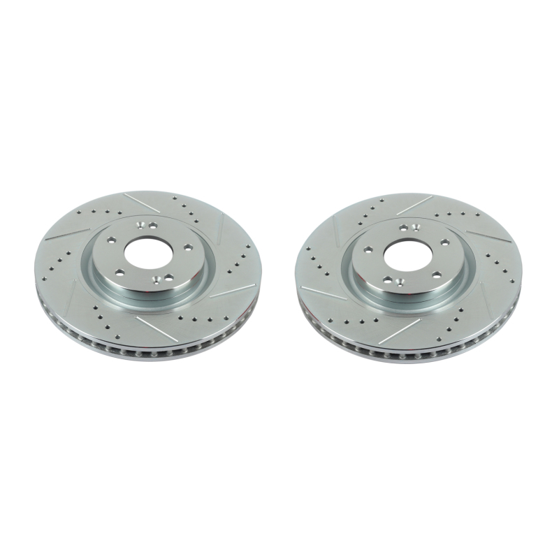 Power Stop 12-17 Hyundai Azera Front Evolution Drilled & Slotted Rotors - Pair - JBR1554XPR