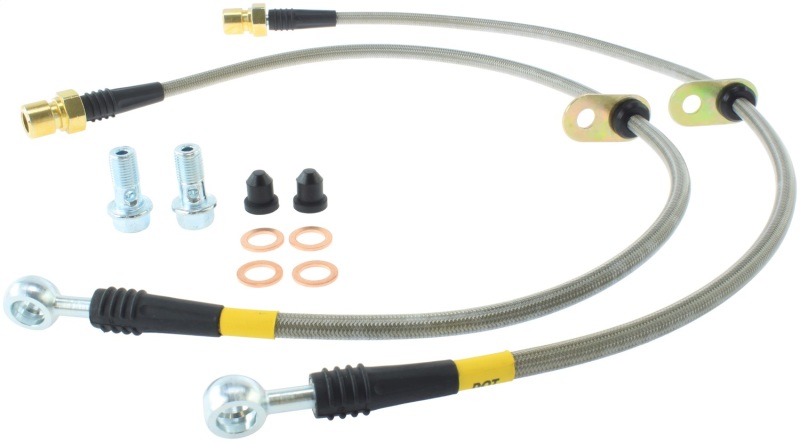 StopTech 10+ Camaro SS V8 Stainless Steel Rear Brake Lines - 950.62509