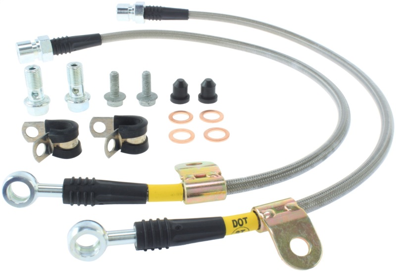 StopTech 06-07 Chrysler 300C SRT-8 Stainless Steel Front Brake Lines - 950.63004