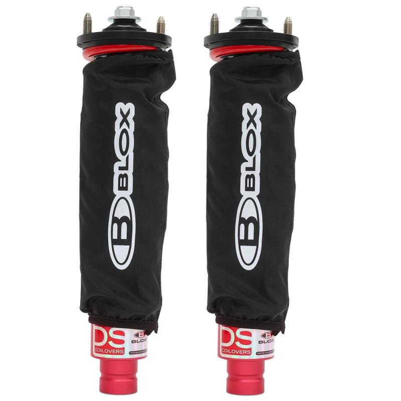 BLOX Racing Coilover Covers - Black (Pair) - BXSS-00100-CCB