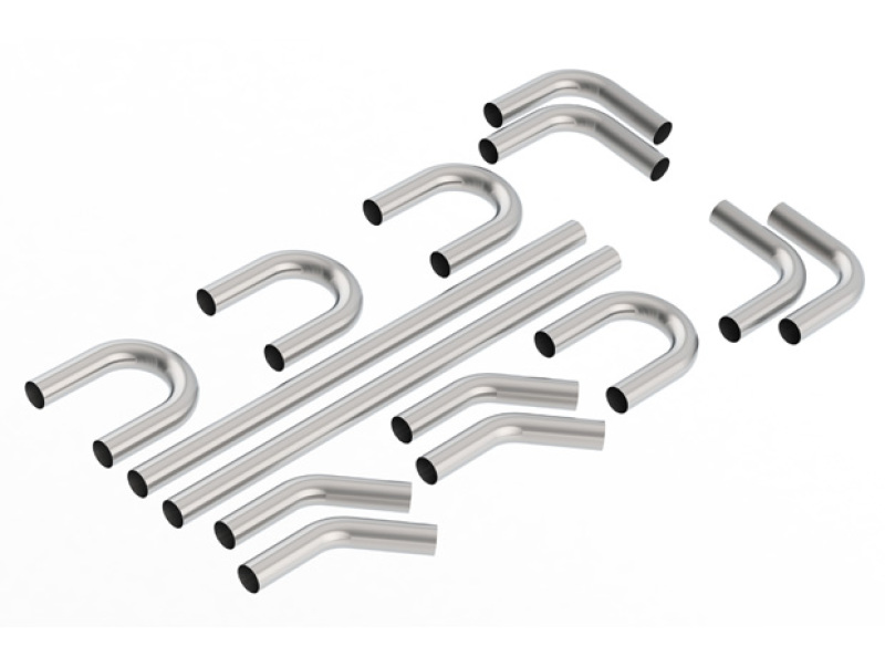 Borla Universal Hot Rod Kit 3in OD T-304 Stainless Steel Pipes - 60592