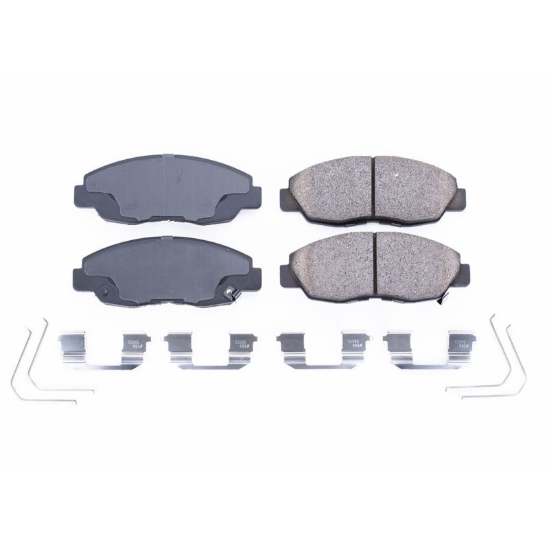 Power Stop 12-15 Honda Civic Front Z17 Evolution Ceramic Brake Pads w/Hardware - 17-1578