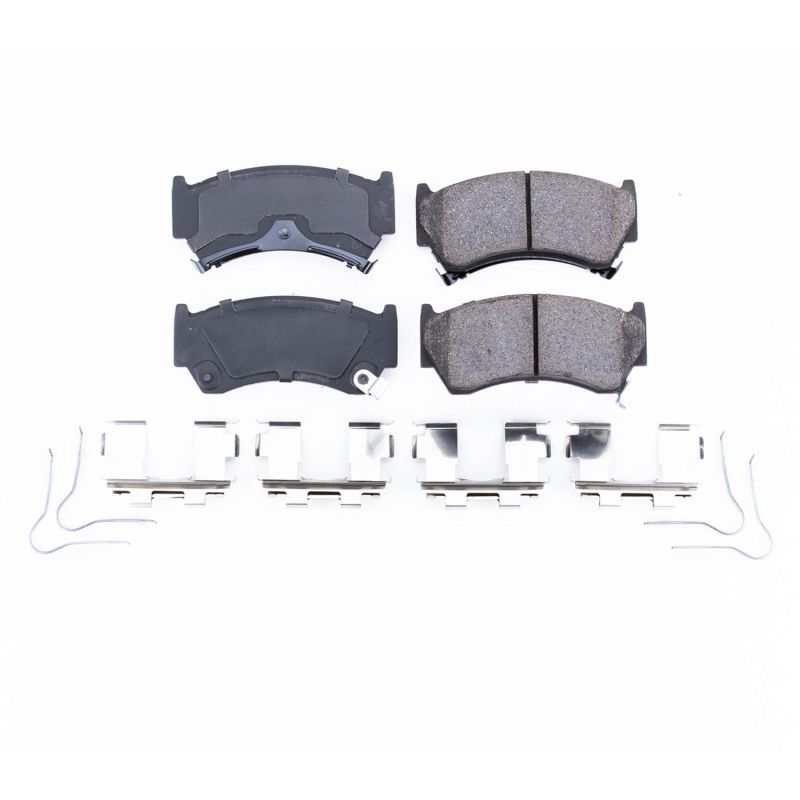 Power Stop 95-98 Nissan 200SX Front Z17 Evolution Ceramic Brake Pads w/Hardware - 17-668
