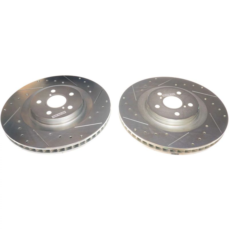 Power Stop 16-17 Lexus GS200t Front Evolution Drilled & Slotted Rotors - Pair - JBR1900XPR