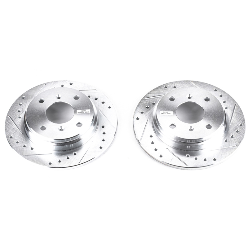 Power Stop 86-88 Acura Legend Rear Evolution Drilled & Slotted Rotors - Pair - JBR307XPR